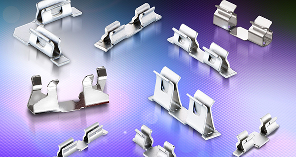 Image of Harwin can-mounting clips that complete the shielding and mounting solution