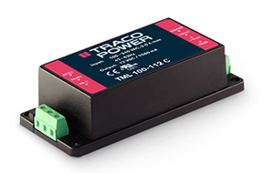 Imagen de la serie TML 100C, módulo de alimentación de 85-100 vatios de CA a CC de Traco Power