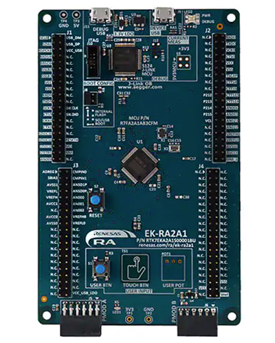 Image of Renesas EK-RA2A1 development board