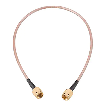 Image of Würth Elektronik 65503503530505 is a standard 12-inch coaxial cable assembly