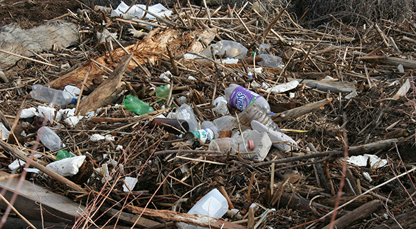 Image of project AP080 being used to alleviating plastic waste