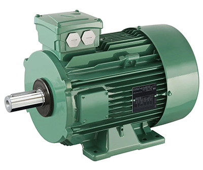 Image of industrial three-phase induction AC motor