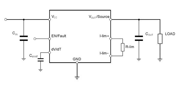 Diagrama del cableado convencional de STEF033AJR de STMicroelectronics