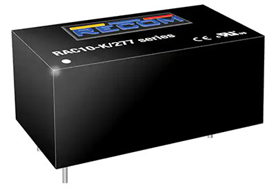 Image of RECOM 10-watt RAC10-05SK/277 AC/DC power supplies
