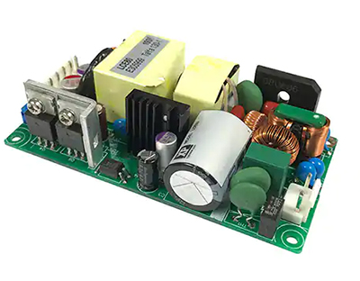 Image of XP Power LCE80 series of 80-watt open-frame power supplies