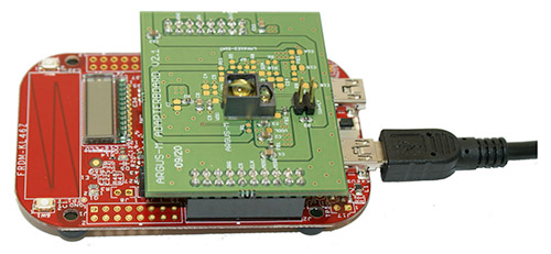 Image of Broadcom’s AFBR-S50MV85G-EK evaluation kit