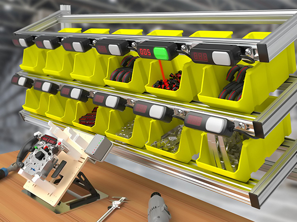 Image of visual management equipment in industrial applications