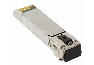 Image of SFP optical transceiver has a range of 1 km