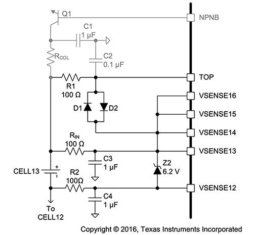 Diagram of Texas Instruments bq76PL455A
