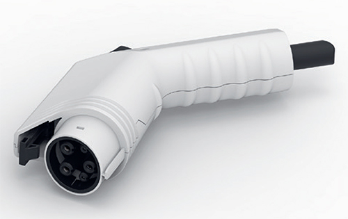 Imagen de conector de carga para VE CCS de tipo 1 de TE Connectivity