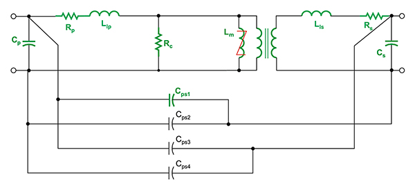 Diagram of other transformer capacitances (click to enlarge)