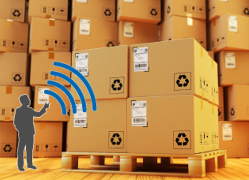Image of RFID tags can be read at distances up to several meters