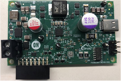 Image of onsemi FUSB3307MPX-PPS-GEVB is an evaluation board