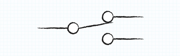 Image of SPDT switch diagram
