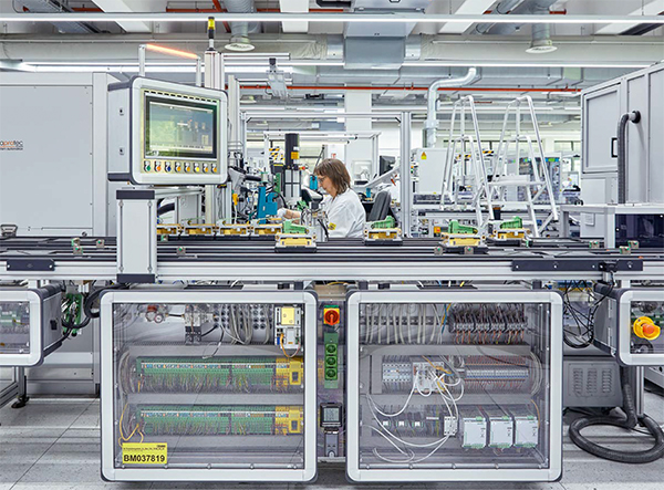 Image of industrial Ethernet forms the communication backbone of the modern factory