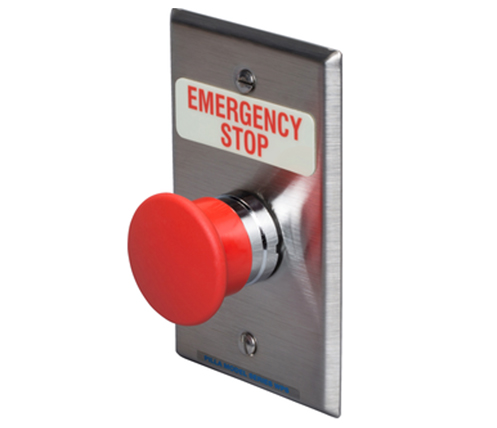 Image of emergency stop button
