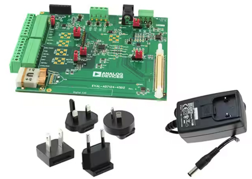 Image of Analog Devices EVAL-AD7124-4SDZ evaluation board for the AD7124-4