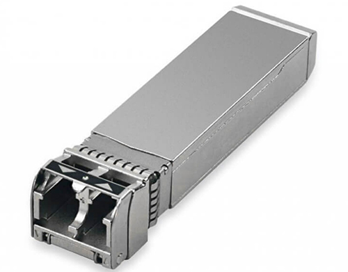 Image of II-VI SFP+ transceiver is rated for 25 G and uses MM fiber