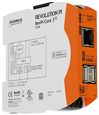Image of KUNBUS RevPi automated control and I/O components