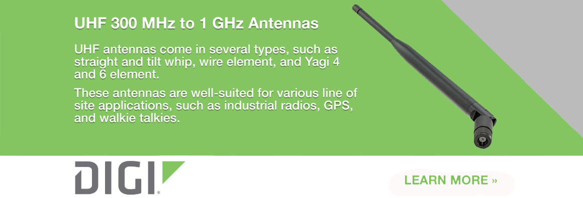 UHF 300 MHz to 1 GHz Antennas