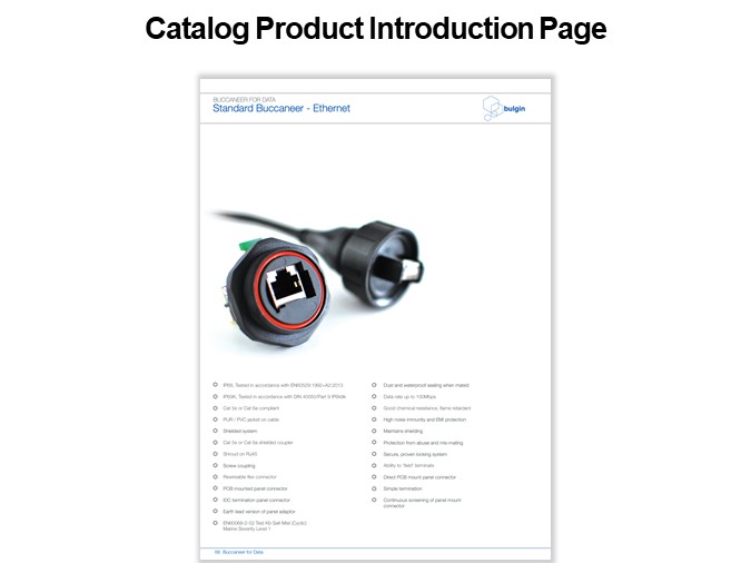 Catalog Product Introduction Page