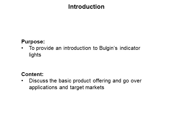 Image of Bulgin Indicator Lights - Introduction