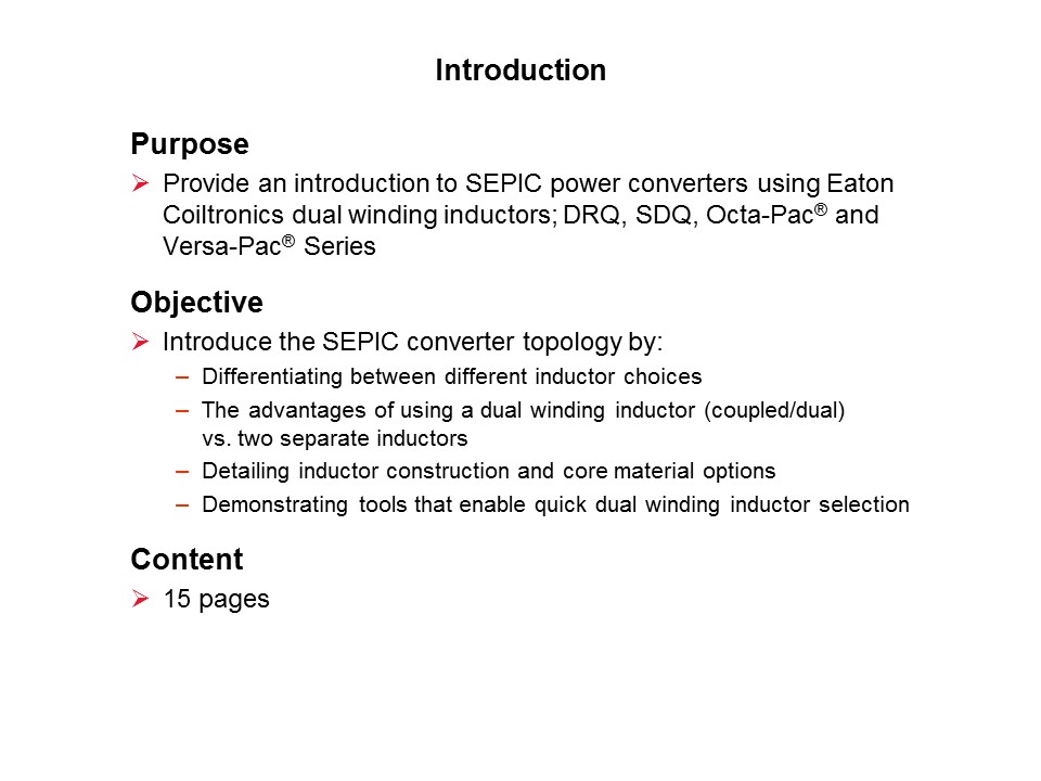 SEPIC Converter Slide 1