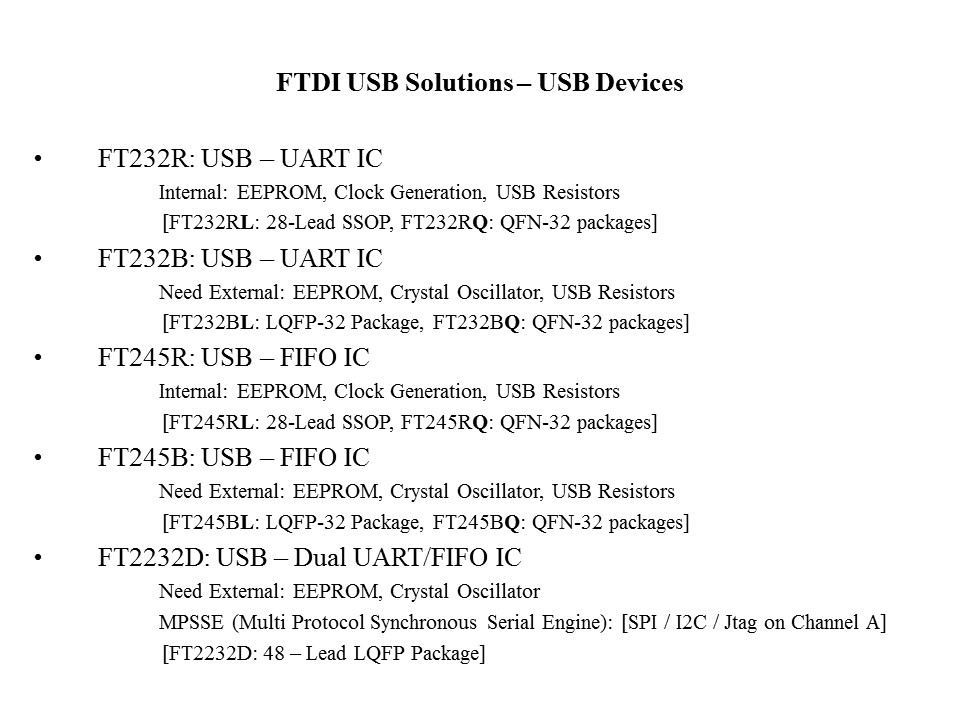 ftdi usb4