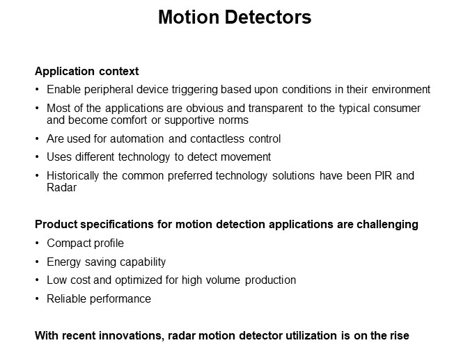 Motion Detectors 