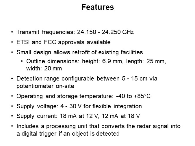Features