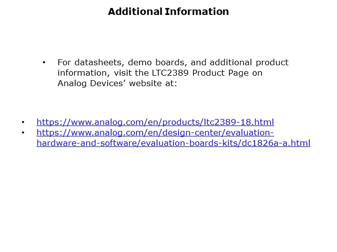 Additional Information