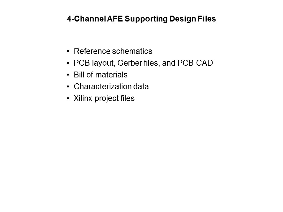 4 ch afe support