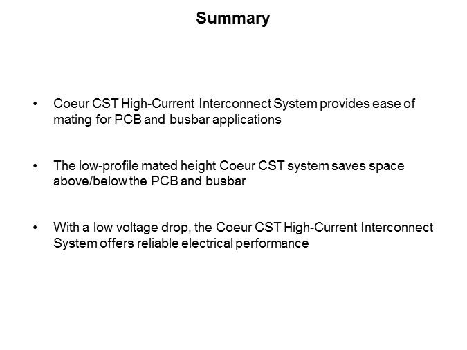 Image of Molex Coeur CST High-Current Interconnect System-Slide10