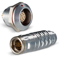 Image of ODU-USA's MINI-SNAP K Circular Push-Pull Locking Connectors