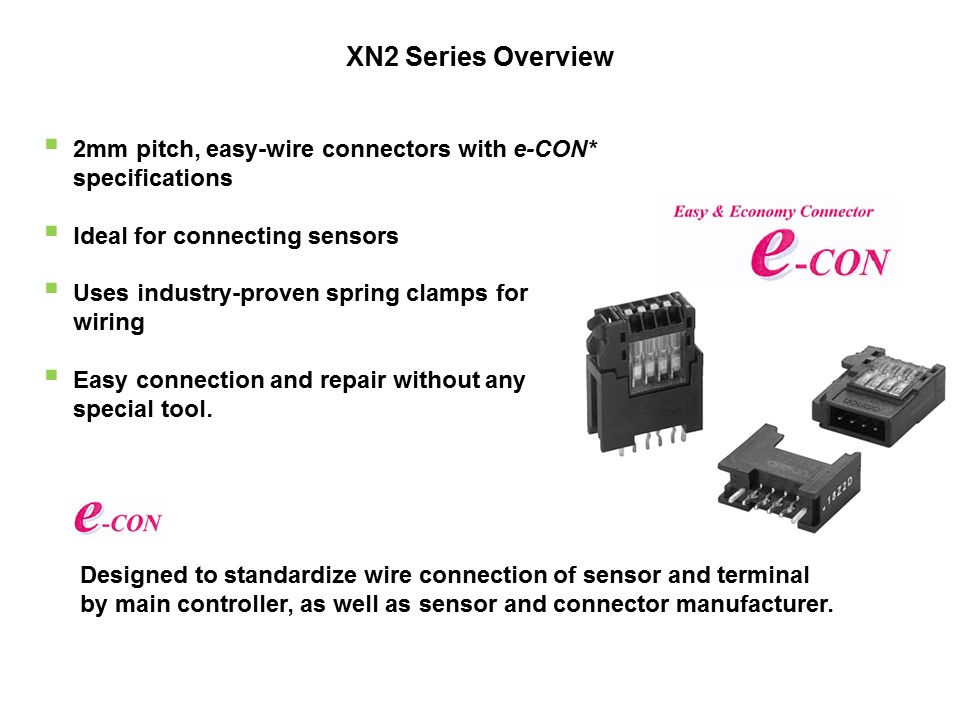 XN2 Connector Overview Slide 2