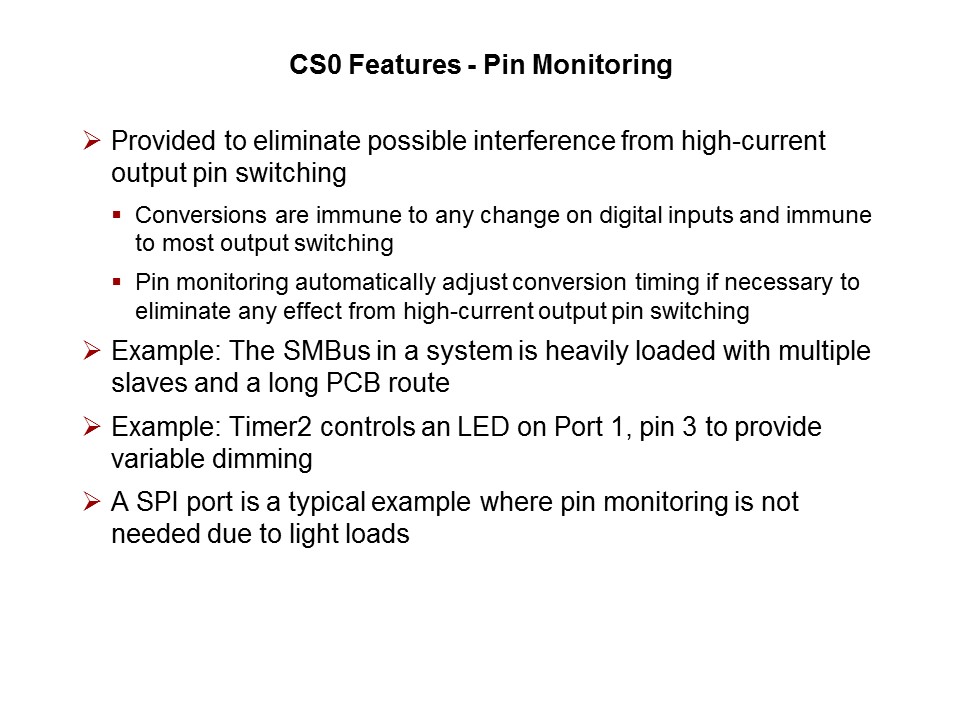 QuickSense C8051F990 Low Power MCU with Capacitive Sensing Slide 24
