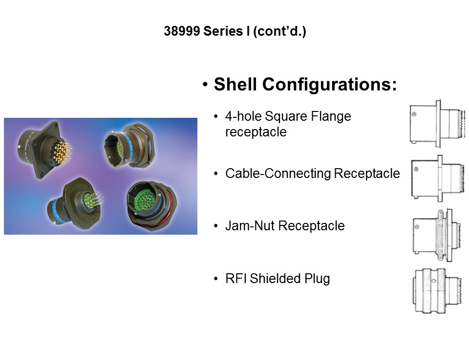 Mil-DTL-38999 Circular Connectors Slide 4