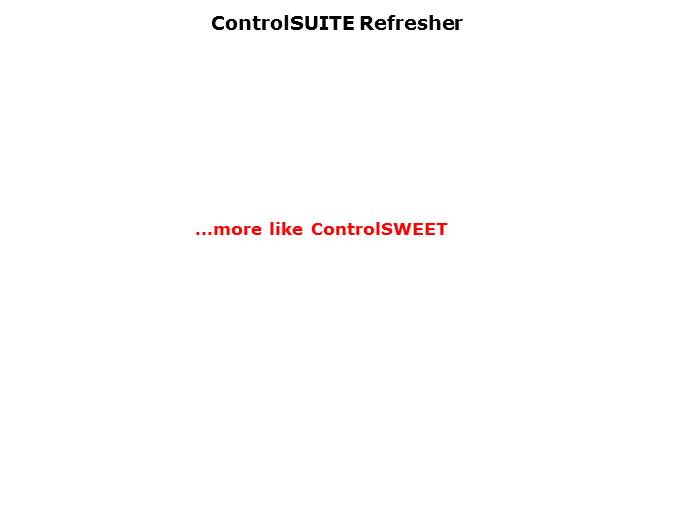 Topic 8 ControlSUITE Slide 4