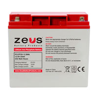 Image of Zeus Standard LiFePO4 Batteries