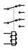 Abbildung des Schaltsymbols eines DPDT-Relais