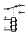 Abbildung des Schaltsymbols eines SPDT-Relais