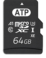 Image of ATP Electronics' Pseudo-SLC Industrial MicroSD/MicroSDHC/MicroSDXC Cards