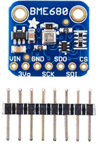 Image of Adafruit's BME680 Environmental Sensor Breakout Board
