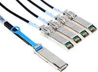 Imagen de los arneses de cables de cobre de alta velocidad de Amphenol Cables on Demand