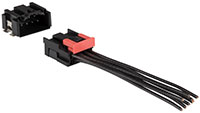 Imagen del conector de crimpado a cable Minitek Microspace™ de FCI Basics