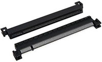 Imagen de los conectores de borde de tarjeta PCI Express® Gen 3 de Amphenol FCI