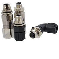 Imagen del conector Max-M12 de Amphenol