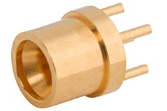 Image of Amphenol SV Microwave's High-Performance RF PCB Through-Hole Connectors