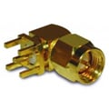SMA Right Angle Plug PCB Connectors