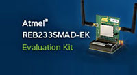 Image of Atmel's AT86RF233 2.4 GHz Transceiver